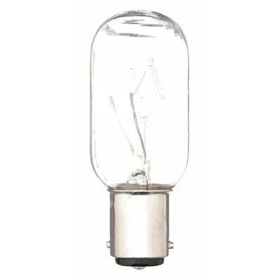 FEDERAL SIGNAL 25T8 T8 Tubular Incandescent Lamp, BA15d Base, 120V AC, White - BA15d Double-Contact Bayonet Base Lamps