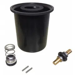 This pump repair kit includes a stator and is designed for use with Moyno progressive cavity pumps. Compatible with models 34401 and 34459, it replaces part numbers 30EK52 and 30EK56. The kit is used to service pumps in applications such as fluid transfer and processing.