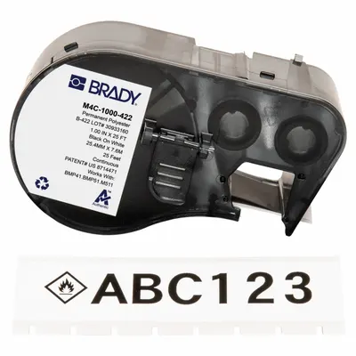 BRADY M4C-1000-422 Continuous Label Roll Cartridge - Brady Continuous Label Roll Cartridges