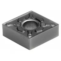 Diamond indexable turning insert for turning operations on lathes. Suitable for machining ferrous and non-ferrous materials, providing a sharp cutting edge and consistent surface finish. Available in models CNMG431EGU and CNMG120404N-GU