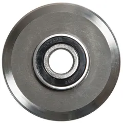 Replacement cutter wheel for tubing cutters. Dimensions: 4 in length, 5.9 in width, 1.3 in height. Used for cutting tubing in plumbing and pipefitting applications.