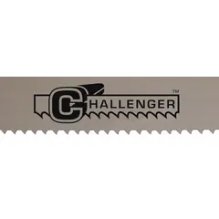 This bi-metal band saw blade is designed for cutting aluminum, carbon steel, and structural steel. It is suitable for use in industrial fabrication and metalworking applications requiring precise cuts in structural shapes. The blade measures 15 ft 6 in in length.