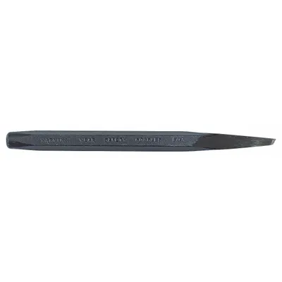 PROTO Diamond Point Chisel: Steel, 3/16 in Blade Wd, 5 in Overall Lg, Plain Grip - Diamond-Point Chisels
