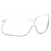 Clear replacement lens for Honeywell Genesis® Series safety glasses. Features anti-fog and scratch-resistant coating. Provides U6 ultra-violet scale protection. Suitable for industrial environments requiring clear vision and UV defense