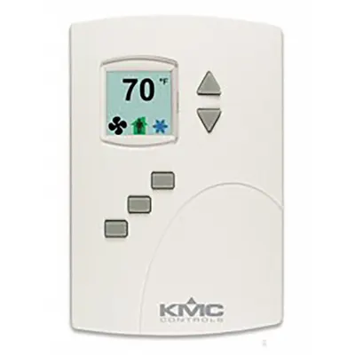 KMC CONTROLS Controller: BACnet MS/TP, Heat Pumps With Aux, Compatible with Occupancy Sensor - BACnet MS/TP Protocol