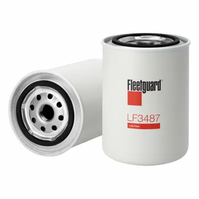 FLEETGUARD LF3487 Spin-On Oil Filter, 3/4"-16 Thread, 5 3/8 in Height - Spin-On Oil Filters