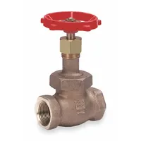 MILWAUKEE VALVE Globe Valve: For Gas/Oil/Steam/Water Media, Bronze, Z-Body, 3/4 in Pipe Size, Female (MPN 570-3/4")