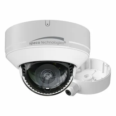 SPECO TECHNOLOGIES Camera: Dome, Fixed, 2.8 mm Max Focal Lg, 4MP, RJ45 - Varifocal Network IP Video Cameras