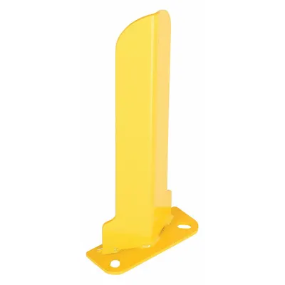 VESTIL Pallet Rack Guard: Steel, V Shape, 3 in Overall Lg, 0.2 in Overall Thick - Door Track Guards