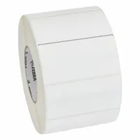 ZEBRA Barcode Printer Labels: 4 in Label Wd, 2 in Label Ht, White, 3 in Core Dia., Smooth Coated (MPN 10022948)