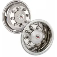 PHOENIX Dual Wheel Simulators: Dual Wheel Simulators, For 19.5 in Wheel Dia, Stainless Steel, 8 Lugs (MPN NH4860)