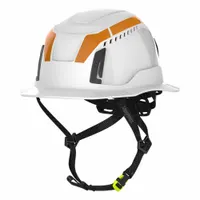 Helmet Sticker: 11 1/2 in Ht, 4 in Wd, Hi-Vis/Reflective, Orange (MPN 17-23011HVO)