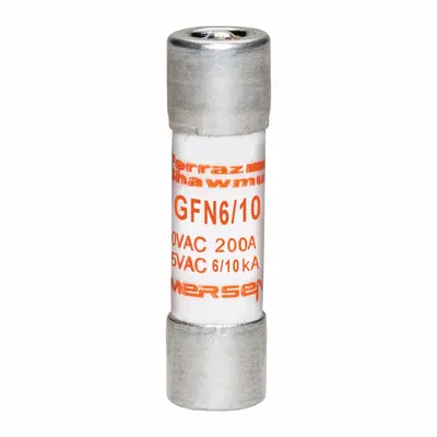 MERSEN Fuse: GFN Series, Midget, Time-Delay, 600 mA, 250 V AC, 13/32 in x 1 1/2 in - Time-Delay Cylindrical Fuses
