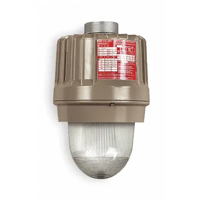 HUBBELL KILLARK High Pressure Sodium Light Fixture: 16,000 lm, T4 Temp Code, 2500K, 150 W - Hazardous Location Light Tanks