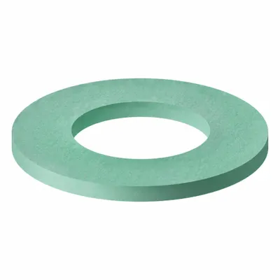 OEM Bonded Sealing Washer: Buna-N, Green, 0.625 in Inside Dia, 1 1/2 in Outside Dia - Single-Piece Sealing Washers