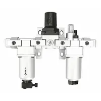 GROZ Filter/Regulator/Lubricator: 1/2 in NPT, 106 cfm, 290 psi Max Op Pressure, 40 micron
