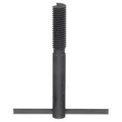 This inch-system threaded mandrel tool is designed for installing steel helical inserts with right-hand coarse threads. It is used in general industrial maintenance and repair applications where thread reinforcement or restoration is required.
