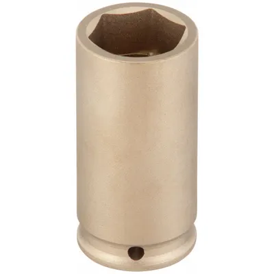 AMPCO Impact Socket: 1/2 in Drive Size, 31 mm Socket Size, 6-Point, Deep - 1/2" Drive Metric Non-Sparking Impact Sockets