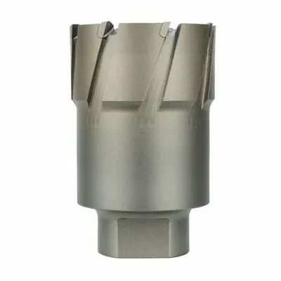 MILWAUKEE Annular Cutter: 4 5/8 in Cutter Dia, 2 in Max Cutting Dp, Pilot Pin Included - Two-Piece Alternate-Tooth Carbide-Tipped Annular Cutters