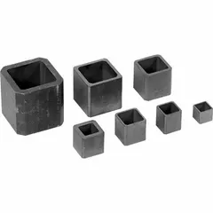 Square drive stem adapter made of carbon steel. Actuator side size is 27 mm. Includes the stem adapter only. Used to connect an actuator to a valve stem for automated valve operation in industrial flow-control systems.