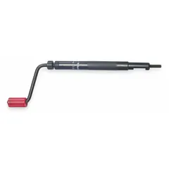 This prewinder tool is used to install helical inserts into threaded holes. It has an 8-inch overall length and is constructed of steel. Compatible with coarse, right-hand inch threads and 18-8 stainless steel inserts. Suitable for general industrial applications requiring thread repair or reinforcement.