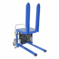 VESTIL Container Tilter: 2,000 lb, Push Button, Std Fork, 38 in L x 26 in W Forks, Supported Base (MPN TM-20-DC)
