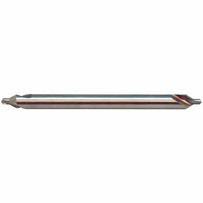 KEO Center Drill: Plain Type, #3, 60°, 4 in Overall Lg - Plain-Tip Center Drills