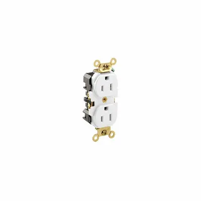 LEVITON Plugs and Receptacles: Duplex, 5-15, Blue, 125V AC, 15 A, 2 Pole / 3 Wire (MPN 5262-BU) - General Purpose Receptacles