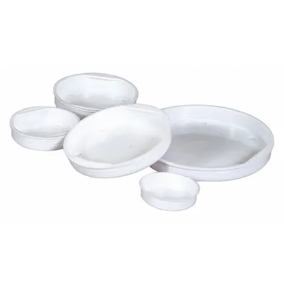 PARTNERS BRAND Plastic End Caps: 5 in Dia, White, 100 PK (MPN MTCAP5). Key specifications — Color: White. - End Caps for Round Mailing Tubes