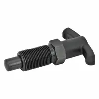 JW WINCO Indexing Plungers with T-Handle: Nonlocking, Steel Body & Plunger, 5/8"-11 (MPN 817.4-8-12-5/8X11-B)