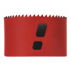 Multi-material-cutting hole saw without arbor, 3-1/4 in diameter, 5/6 teeth per inch, 5/8"-18 thread size, maximum cutting depth 1-7/8 in. Suitable for cutting wood, metal, and plastic in construction, plumbing, and electrical installations.