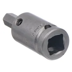 Hex impact bit socket with replaceable insert, 3/8 in tip size, 2 1/2 in overall length. Supplied as a 5-pack. Used for driving hex fasteners in high-torque applications with impact tools.