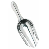 CRESTWARE Ice Scoop: Silver, Ice Scoop, Stainless Steel, 12 oz Capacity (MPN ISP)