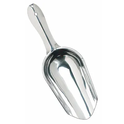 CRESTWARE Ice Scoop: Silver, Ice Scoop, Stainless Steel - Kitchen Scoops