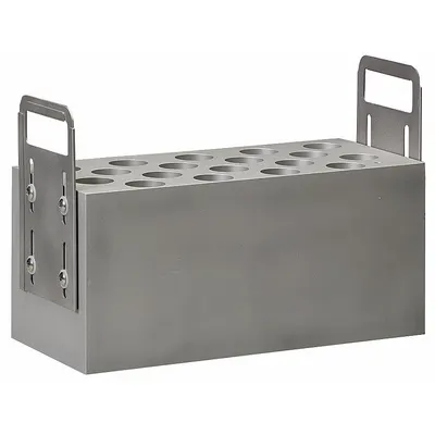LABCONCO Heat Block: Aluminum, 15 in Overall Wd, 15 in Overall Lg, 28 Wells, 95 mm Well Dia - Dry Bath Blocks