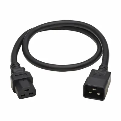 EATON TRIPP LITE Power Cord: 3 ft Lg, 3/12, Non-NEMA Plug, C20 Plug, Non-NEMA Receptacle - Electronic Equipment Power Cords