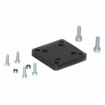 AFAG Connection Plate: Mfr Part # 50077120, M6 Mount Hole Size - Connecting Elements for Pneumatic Slides