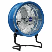 PATTERSON Cooling Fan: 18 in Blade Dia, 115V AC, Stationary, 3/8 hp, Direct Drive, Polypropylene (MPN BLUE1800)