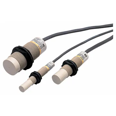 OMRON Capacitive Cylindrical Proximity Sensor: 12 mm Dia., Non-Terminated Cable - Cylindrical Sensors with Non-Terminated Cables