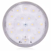 MAXXIMA Back-Up Light: LED, Backup/Reverse Light, White, Round, 4 5/16 in Overall Dia, Grommet, IP67 (MPN M42324-ADF)