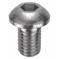 Socket Head Cap Screw: M6x1.00 Thread Size, 10 mm Lg, Button, NL-19, Stainless Steel, 18-8, 50 PK (MPN FBMBHSCAPS61010P50)
