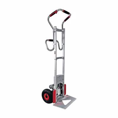 MAGLINER Stair Climber: Powered, 375 lb Cap, Four-Position Sweep Back, Aluminum - Electric Stair-Climbing Hand Trucks
