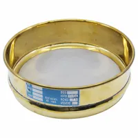 EISCO SCIENTIFIC Standard Stainless Steel Cloth Test Sieve: Stainless Steel, 8 in Outside Dia (MPN BI0139BRF)