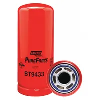 Spin-on hydraulic filter with cellulose media and 1-3/8"-12 thread size. Includes O-ring for sealing. Removes contaminants from hydraulic fluid in Caterpillar equipment hydraulic systems