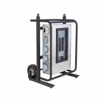 SOUTHWIRE Power Distribution Cart: Three Phase, 120/208V AC, 200 A Inlet Current Rating, Cam Locks (MPN 6221CC)
