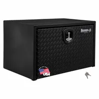 BUYERS PRODUCTS Underbody: Underbody Truck Box, Single Drop-Down Door Door, 18 in Overall Dp, Black (MPN 1702503)