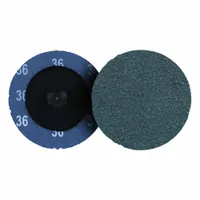 WEILER Coated Abrasive Blending Disc: TR, 2", Zirconia Alumina, 36 Grit, Proprietary Wt Cloth (MPN 60738)