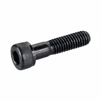 FLEXPIPE Bolt: Bolt, Black, Chromium-Molybdenum Steel, 25 mm Lg, M6 Thread Size, Joint Set Bolt (MPN M6-25B)
