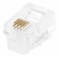 MONOPRICE Modular Plug: Modular Plug RJ11, Stranded, 50pk Pack Size, 50 (MPN 7268)