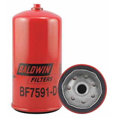 BALDWIN FILTERS Fuel Filter: Spin-On, 3 1/16 in Outside Dia, M16-1.50 Thread Size - Spin-On Fuel Filters